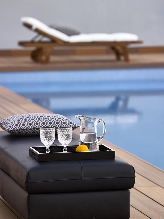 Beachfront Villa In Crete - Epavli Luxury Villa Agia Pelagia Екстериор снимка